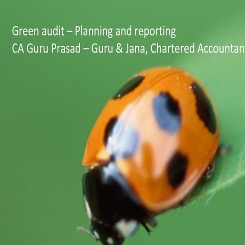 Green audit