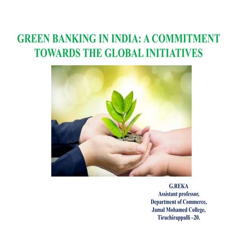 Green banking by G.Reka