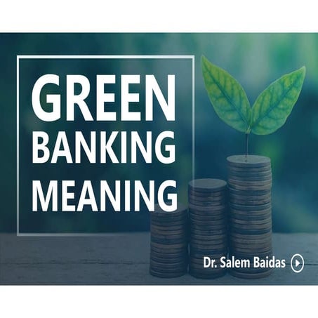 Green Banking Meaning          