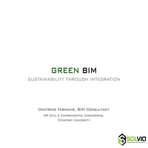 Green BIM - Sustainability Through Integration