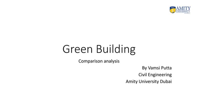 Green building rating systems comparision | PDF