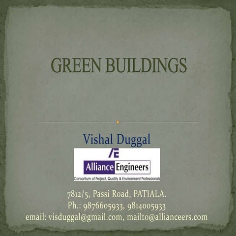 Green buildings