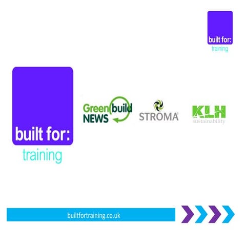 Built for Training - Sustainability Workshop 