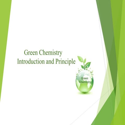 Green chemistry | PPT