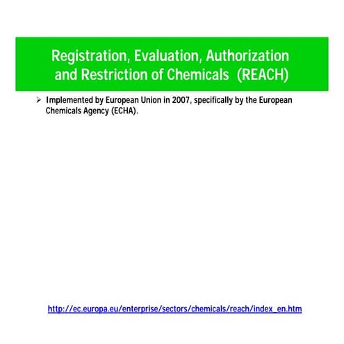 Green Chemistry, Lecture 37 DL, REACH and GHS.pdf