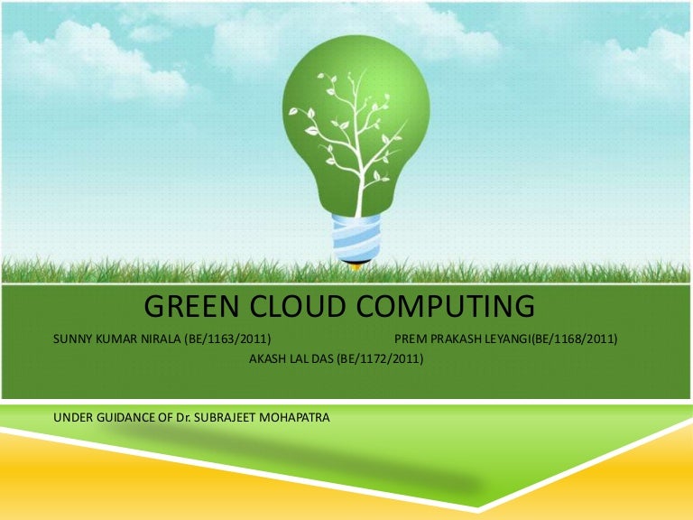 Green cloud computing India