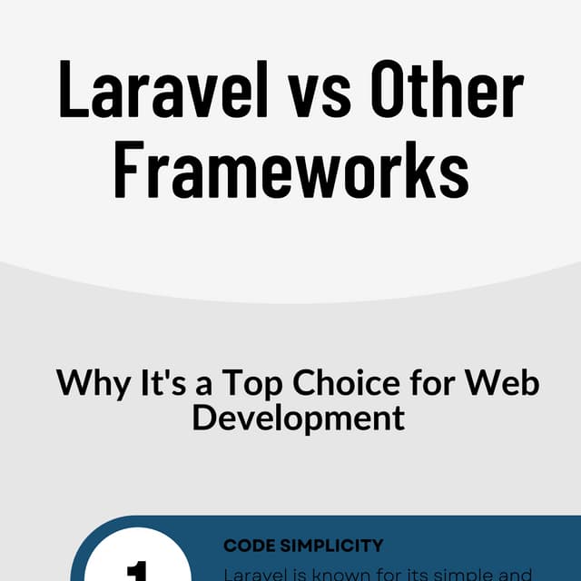 Laravel Vs Other Frameworks Why It S A Top Choice For Web Development Pdf Laravel Vs Other Frameworks Why It S A Top Choice For Web Development Pdf