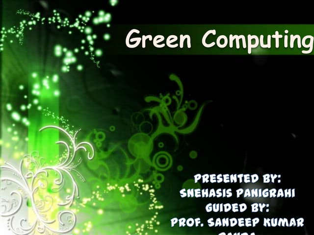 Green computing