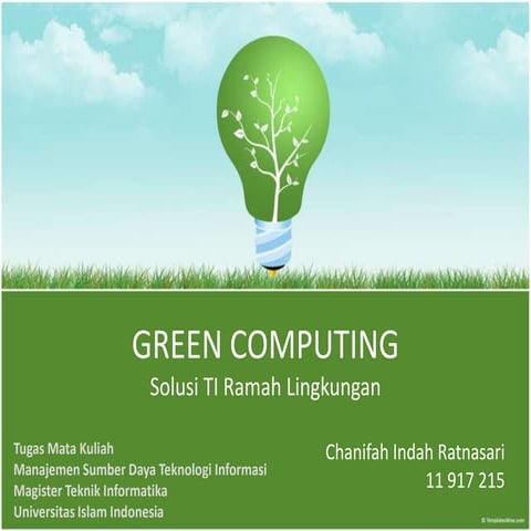 Green Computing | PPT