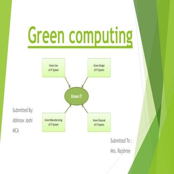Green computing - 