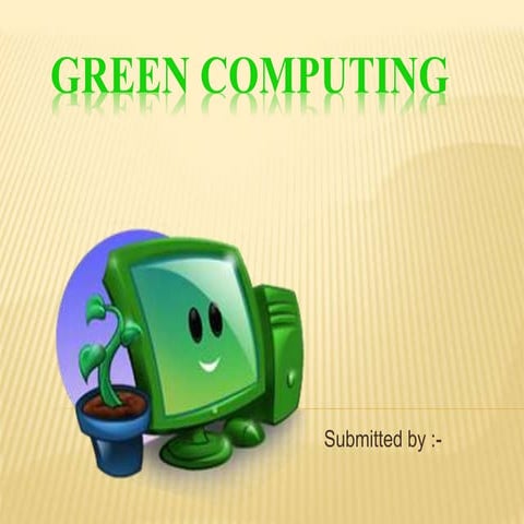 Green computing