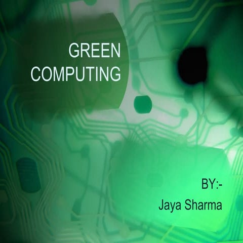 Green computing