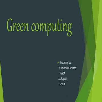 Green computing ppt
