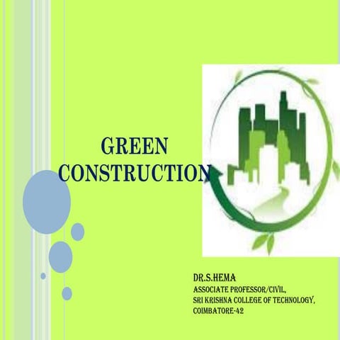Green construction
