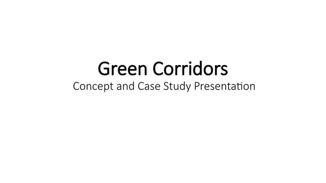 Illustration of Green Corridors For High-Rise