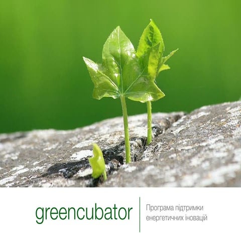 Greencubator Presentation in Ukrainian