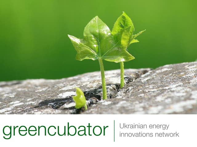 Greencubator Presentation English