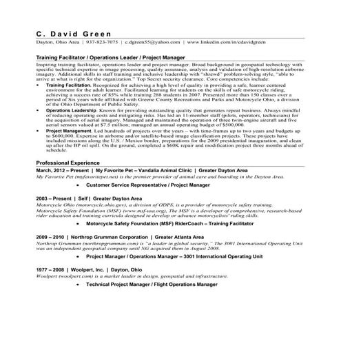 Green David Resume | PDF