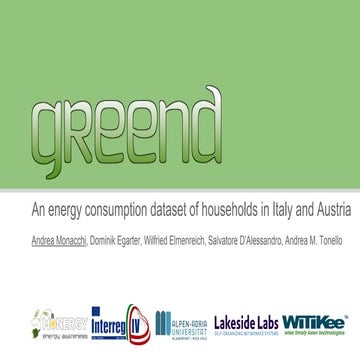 GREEND: An energy consumption dataset of households in Austria and Italy