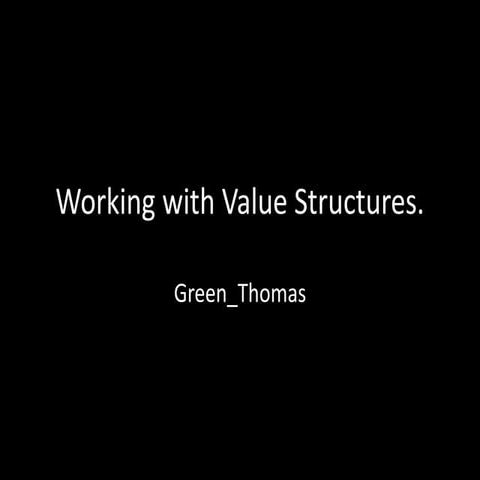 Green drawing value_structures