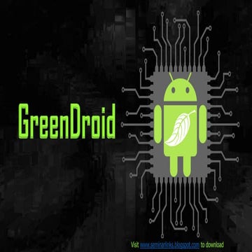 Greendroid ppt