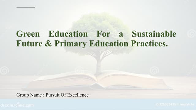 How we can develop Green education study.pdf
