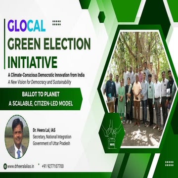 My Glocal Green Election Initiatives Punjab, Mumbai and Gujarat
