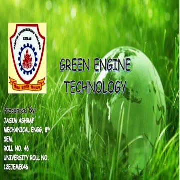 GREEN ENGINE TECHNOLOGY