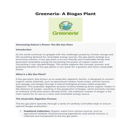Organic Waste And Their Use For Production Of Biogas And Manures.pptx