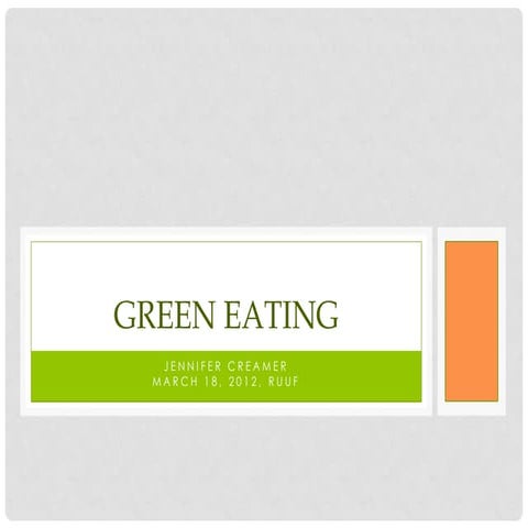 Green Eating