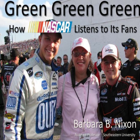 Green Green Green: How NASCAR Listens to its Fans