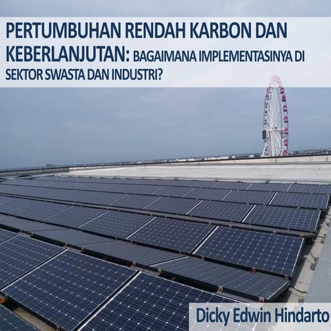 Green Growth and Sustainability Implementation in Indonesia | PPT