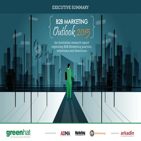 Green Hat B2B Marketing Outlook Report 2015 Sneak Peek