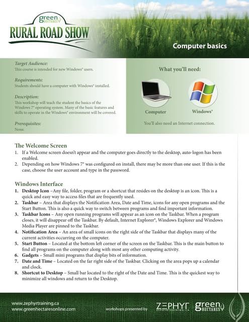 Green hectares rural tech factsheet   computer basics