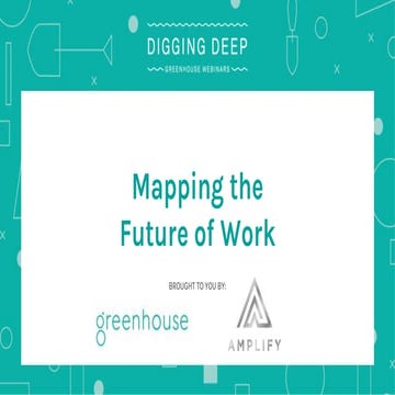 Mapping the Future of Work