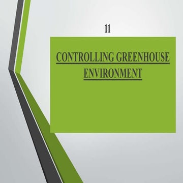 Green house control 