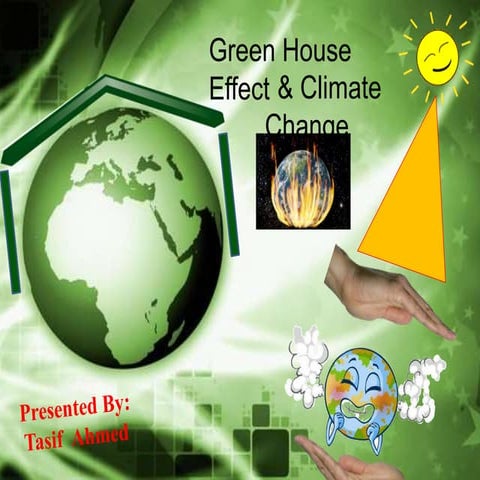 presentation on Greenhouse effect & climate change