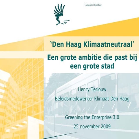 CO2 meting in de praktijk, Henry Terlouw, Den Haag