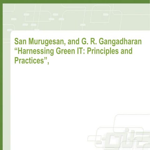 Enterprise Green IT strategy