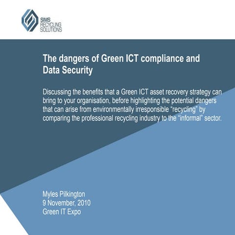 Dangers of Green ICT Compliance