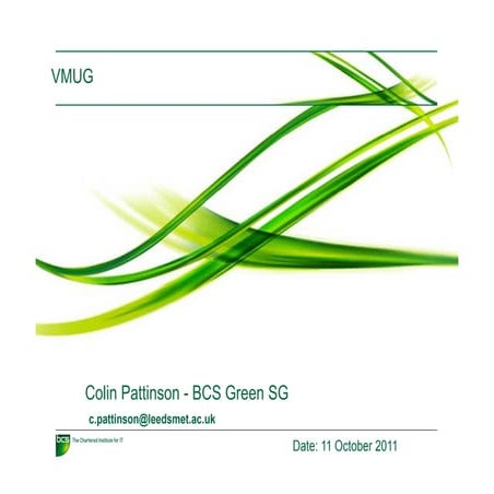 Green it vmug presentation v1