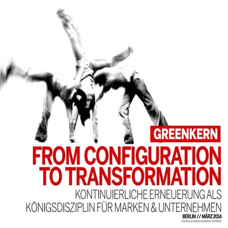 From Configuration to Transformation