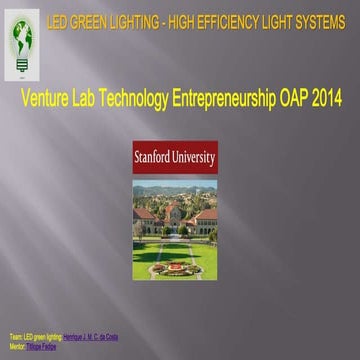Green lighting - High Efficiency LED light system