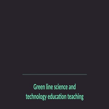 academic assistance to students in various subjects Green_line_science.ppt