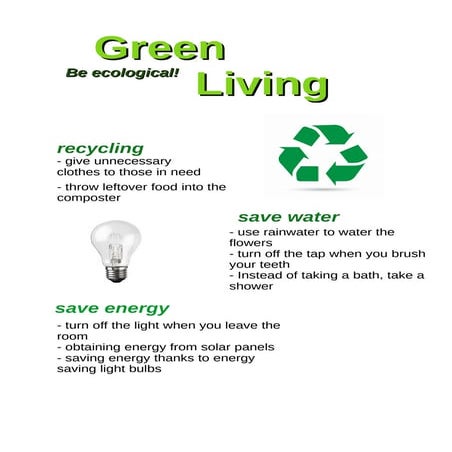 Green living