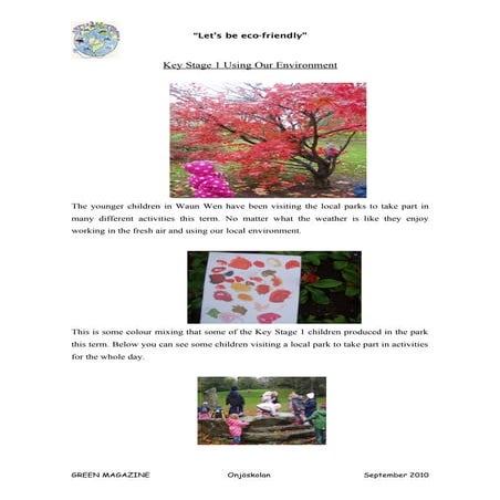 Green magazine template 2