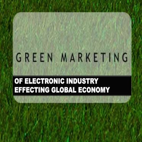 Green marketing