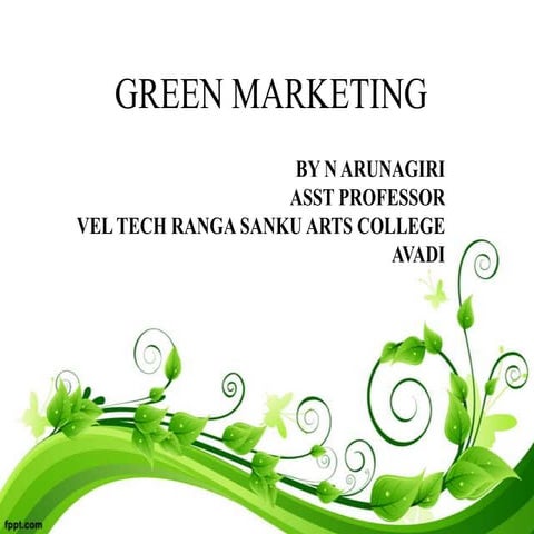Green marketing