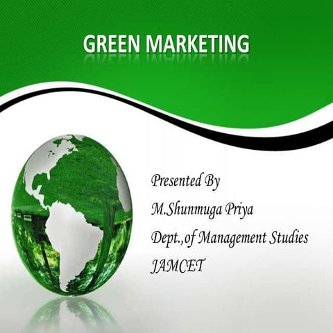 Green marketing