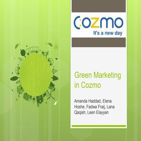 Go Green Go Cozmo (Jordan) 